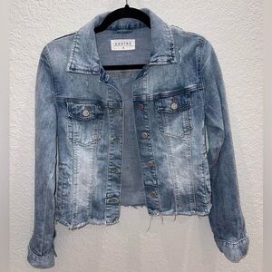 Eunina Cropped Denim Jacket